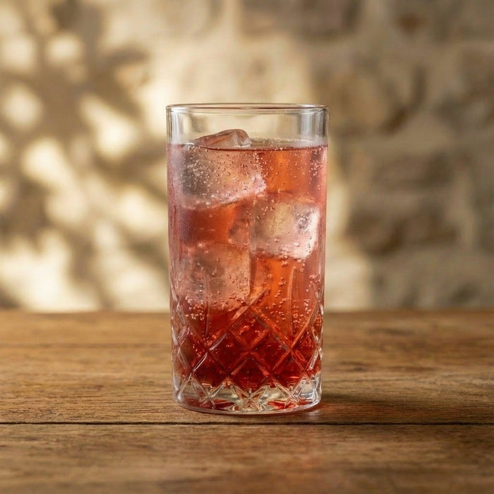 Dark Cherry Liqueur & Lemonade Drink