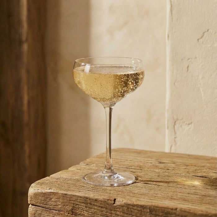 Ginger chai spiced non-alcoholic syrup with tonic water served over ice